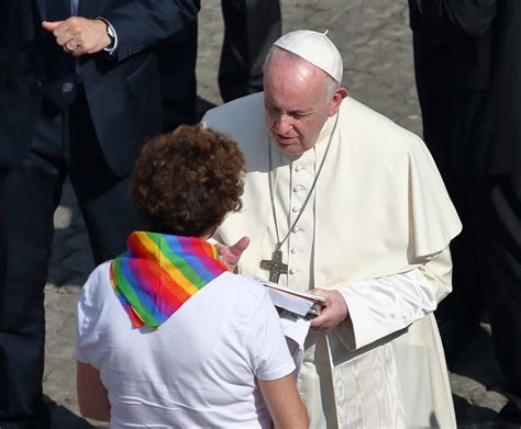 does the pope support gay people
